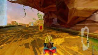 Crash Cove Gold Relic Race Nintendo Switch Gameplay - Crash Team Racing Nitro-Fueled