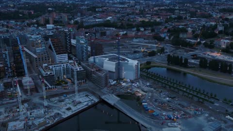 aerial norway oslo june 2018 sunny day 30mm 4k