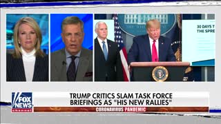 Brit Hume slammed critics of Trump's news briefings