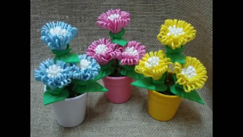 105 Excellent Craft Ideas with Eva Flowers 2