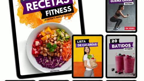 Quieres bajar de peso? Aquí te muestro 150 recetas fitness. recetas