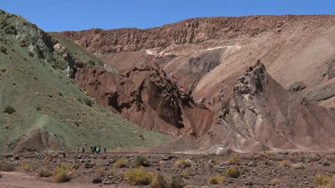 Rainbow Valley in Atacama Desert Chile