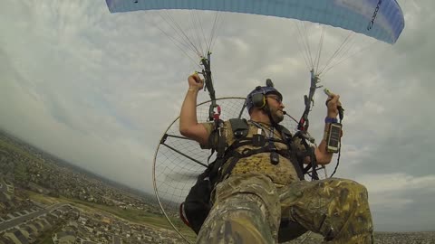 Paramotor Foot Cam