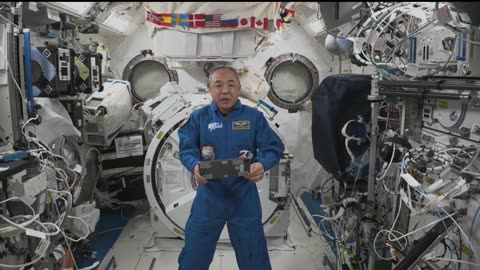 Expedition 70 Astronaut Furukawa Talks with JAXA Space Education Center Students
