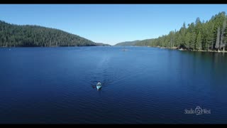 Kayaker on Huntington Lake