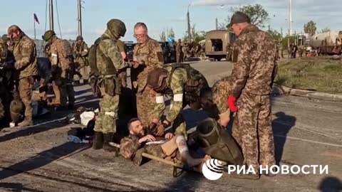The Russian Defense Ministry publishes of the surrender of 265 militants from Azovstal