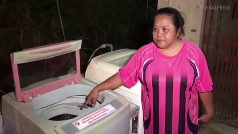 Abandoned Baby Inside Washing Machine