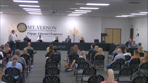 Mt Vernon School Board Meeting