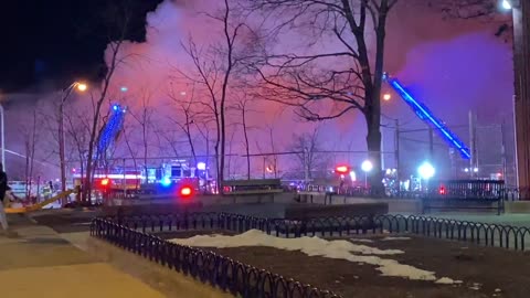 Massive Fire at Chemical Warehouse Prompts Evacuations in Passaic, New Jersey