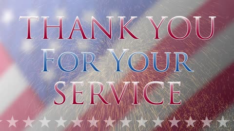 Gratitude in Motion: An Animated Tribute – Thank You for Your Service