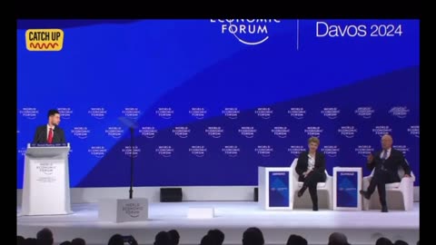 2024 DAVOS, WEF speaker guest crashes Is this is real, it's epic.