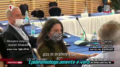 Clamoroso fuori onda Ministro Salute israeliano:a livello sanitario Green Pass non è necessario