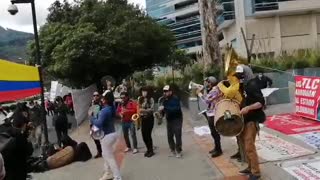 plantón en Bogotá - Comité de Santurbán