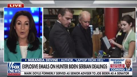 Miranda Devine EXPLOSIVE Emails on Hunter Biden's Laptop from HELL