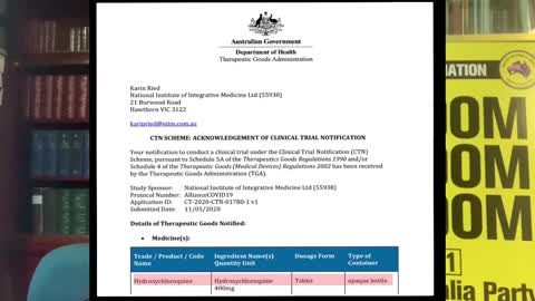 HCQ now peer reviewed as treatment for Covid Craig Kelly MP