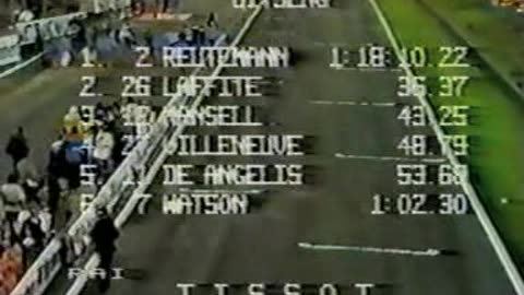 Formula 1 - 1981 - Round 05 - Belgian GP