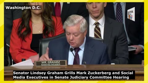 Watch: Graham Grills Zuckerberg and Social Media Executives in Senate Judiciary Hearing