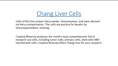 Chang Liver cells
