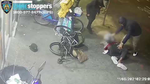 Video shows wheelchair-bound Bronx man beaten, pulled to the ground, and robbed