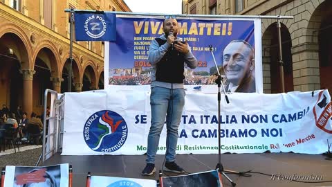 BOLOGNA - 17 settembre 2022 - Manifestazione VIVA MATTEI!