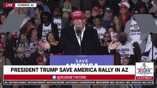 Trump shout-out to Wendy Rogers at AZ Rally: "She's so great!"