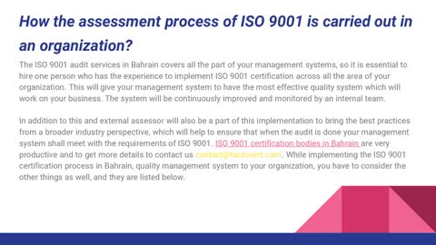 Best ISO 9001 Certification in Bahrain