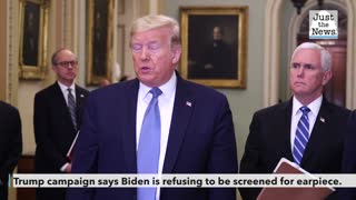 Trump campaign says Biden is refusing to be screened for earpiece ahead of debate