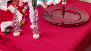 North pole on a table