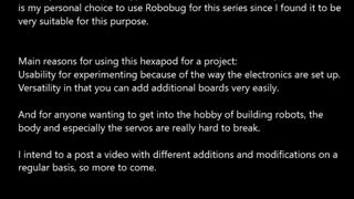 Hexapod 3DOF Robobug for Conrad