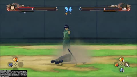 Sasuke vs Guy Naruto Strorm 4 (PS4)