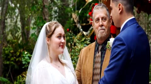 Wedding Arthur and Maggie with Pastor Jack Martin officiating