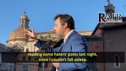 Italy's Salvini: 'Israel Must Be Defended By All Means - Hamas are Terrorists'