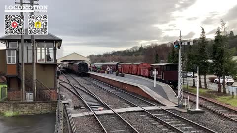 37 403 "Isle of Mull" and Caledonian Railways #419 0-4-4 at Bo'ness & Kinneil Railway | 3rd Jan 2023