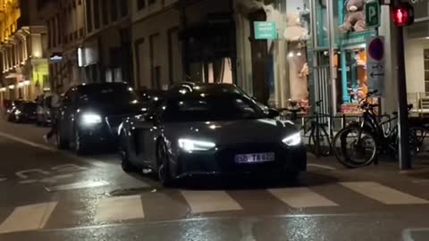 audi#r8#audir8#lyon#luxurycars#supercar