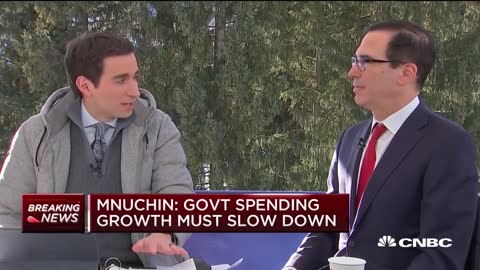 Mnuchin on climate and comments about Thunberg