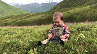 Boy Laughs Uncontrollably at Shutter Sound