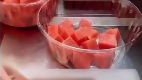 Easy way to cut a watermelon