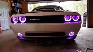 Put some sweet custom headlights on the challenger