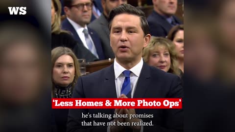 POILIEVRE: Less Homes & More Photo Ops.
