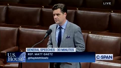 Gaetz Says Someone is Trying to Kill Him: 'The Department of Justice Refused' to Arrest Them