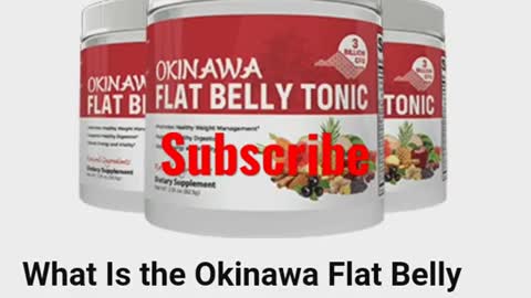 Welcome to the Okinawa Flat Belly Tonic ( Weight loss) 2021