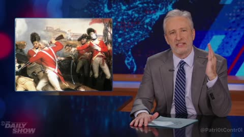 Jon Stewart compares MAGA supporters to British Redcoats