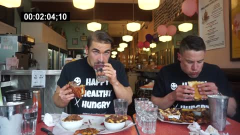 CRAZY BACON CHEESE BURGER CHALLENGE NEW RECORD Vancouver BC Man Vs Food