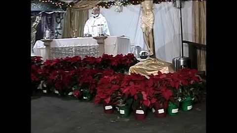 Christmas Eve Mass 12 24 20 St Elisabeth of Hungary Catholic Church Van Nuys, California