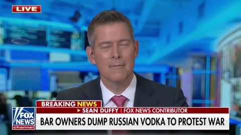 Sean Duffy compares pouring out Russian vodka in order to support Ukraine with pouring out maple syrup to protest Trudeau