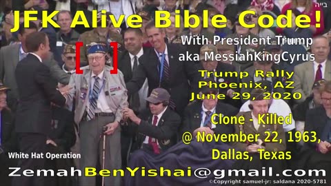 JFK is Alive Bible Code by #Shiloh_ZemahBenYishai