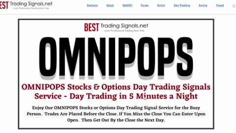 OMNIPOPS Cheap Options Day Trading Signals Intro 3