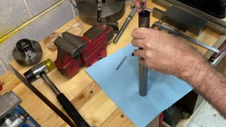 Craftsman Vintage Vise Repair: Center Drilling