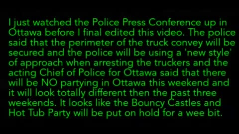Convoy Update: Ottawa Politics in Chaos - Police Board Chair Get's Fired After Chief Sloly Resigns