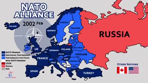 NATO ALLIANCE EXPANSION FROM 1949 TO PRESENT